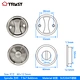 sliding door handle lock