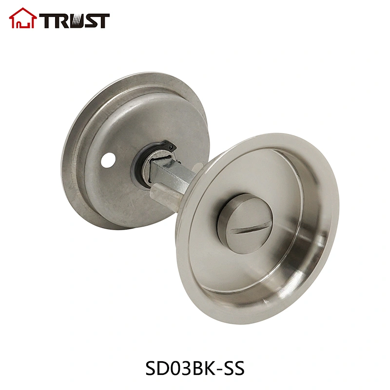 华信 SD03BK-SS 圆形隐藏式拉手SUS304移门推门拉环卫浴功能